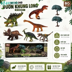 Đồ Chơi Khủng Long Cho Bé 3+ – Xe Khủng Long Biến Hình, Công Viên Đường Ray, Khủng Long Leo Thang Và Bộ Mô Hình Vườn Khủng Long | Xkids