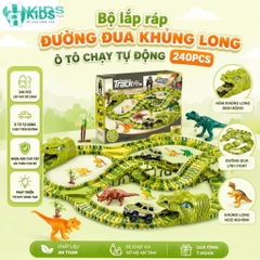 Đồ Chơi Khủng Long Cho Bé 3+ – Xe Khủng Long Biến Hình, Công Viên Đường Ray, Khủng Long Leo Thang Và Bộ Mô Hình Vườn Khủng Long | Xkids
