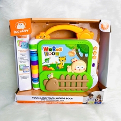 Sách Âm Thanh Touch And Teach Words Book Học Tiếng Anh Cho Bé 1–5 Tuổi