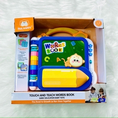 Sách Âm Thanh Touch And Teach Words Book Học Tiếng Anh Cho Bé 1–5 Tuổi
