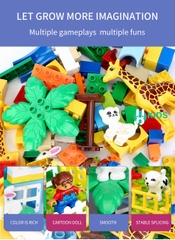 Bộ Xếp Hình Lego Khu Vườn, Cầu Trượt Vui Nhộn