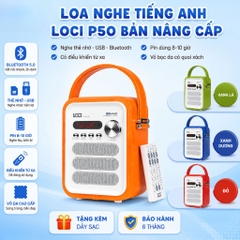 Loa Nghe Tiếng Anh Loci P50 Bản Nâng Cấp Cho Bé – Điều Khiển Từ Xa, Kèm Thẻ Nhớ Nạp Sẵn Bài