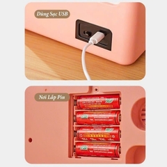 Máy Gắp Thú Bông Mini Rabbit Fun ME-054 Cho Bé – Sạc USB Hoặc Pin