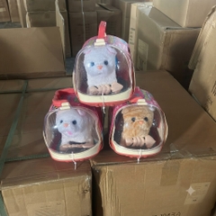 Đồ Chơi Chăm Sóc Mèo MC-1044 Kèm Lồng Xách Tay - XKIDS