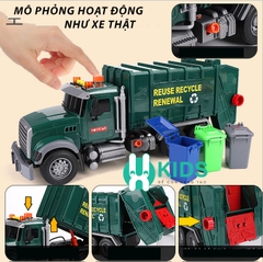 Đồ chơi ô tô mô hình cỡ lớn mô phỏng xe cứu hoả, xe cứu hộ, xe trộn bê tông, xe nâng hạ, xe ben, xe cẩu có đèn nhạc