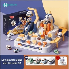 Đồ Chơi Đường Đua Không Gian Cho Bé – Bộ Phi Hành Gia & Xe Ô Tô Vũ Trụ Tương Tác 10 Cấp Độ