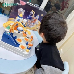 Đồ Chơi Đường Đua Không Gian Cho Bé – Bộ Phi Hành Gia & Xe Ô Tô Vũ Trụ Tương Tác 10 Cấp Độ