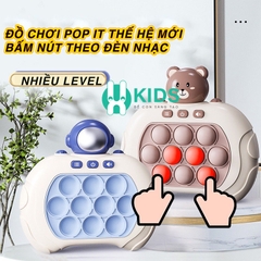 Đồ chơi Pop it thế hệ mới - máy game giải trí bấm nút theo đèn nhạc với nhiều level giảm stress cho mọi lứa tuổi