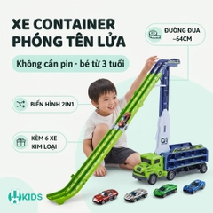 Xe Container Đồ Chơi Phóng Tên Lửa Cho Bé Trai