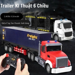 Xe Container Điều Khiển Từ Xa Cỡ Lớn Có Đèn Tỷ Lệ 1:24