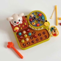 Bộ Đồ Chơi Nông Trại 4 Trong 1 Cho Bé RT-1701, Câu Cá, Đập Chuột, Nhổ Củ Cà Rốt, Cho Thỏ Ăn