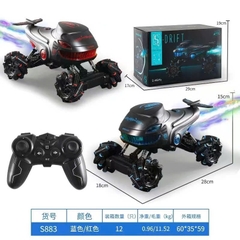 Xe Cá Mập Địa Hình Điều Khiển Từ Xa Có Phun Khói S883 - Xe Drift Cho Bé 6+