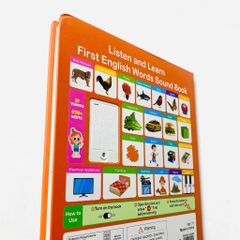 Đồ Chơi Âm Thanh First English Words Sound Book – 470+ Âm Thanh, Có Phím Đàn Cho Bé