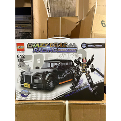 Bộ Lắp Ghép Ô Tô Biến Hình Robot 2in1 386 Chi Tiết – Mã 612