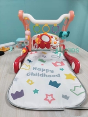 Thảm nhạc nằm chơi kết hợp xe tập đi đa năng 2in1