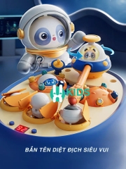 Đồ chơi câu cá đập chuột thế hệ mới chiến hạm vũ trụ có hiệu ứng đèn nhac, đếm thời gian tính điểm đa chức năng cho bé
