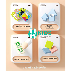 Bảng Xếp Hình Ghép Tranh Trượt Số Puzzle Cho Bé