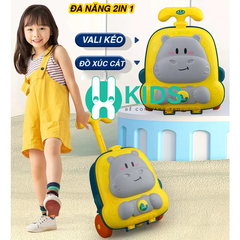 Vali Đồ Chơi Xúc Cát Cỡ Lớn Cho Bé – Bộ Chơi Cát Nước Hình Động Vật Nhiều Phụ Kiện