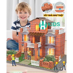 Đồ Chơi Lắp Ráp Xây Nhà Gạch Mini Cho Bé – Mô Hình Kiến Trúc Sáng Tạo