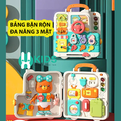 Vali Bận Rộn Montessori 6in1 Cho Bé 18th, Đồ Chơi Giáo Dục sớm Montessori, phát triển tư duy & kỹ năng sống