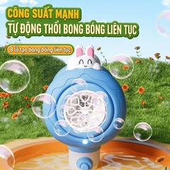 Máy Bắn Bong Bóng Tự Động Có Đèn LED Cho Bé – Mã BC-1065