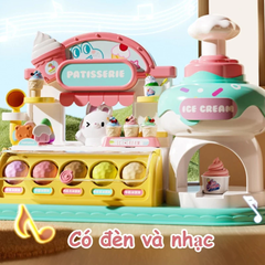 Bộ Đồ Chơi Máy Làm Kem DIY 6 Trong 1 Cho Bé