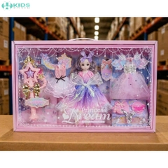 Bộ Búp Bê Công Chúa Princess Dream Kèm Váy Dạ Hội Và Phụ Kiện Thời Trang