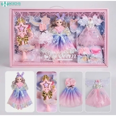 Bộ Búp Bê Công Chúa Princess Dream Kèm Váy Dạ Hội Và Phụ Kiện Thời Trang