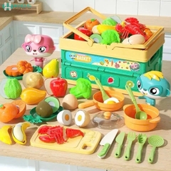 Bộ Đồ Chơi Cắt Rau Củ Guojia Toys 27 Chi Tiết