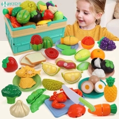 Bộ Đồ Chơi Cắt Rau Củ Guojia Toys 27 Chi Tiết