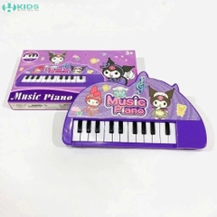 Đàn Piano Điện Tử Kuromi 22 Phím, Đàn Organ Mini Phát Nhạc Cho Bé Từ 3 Tuổi