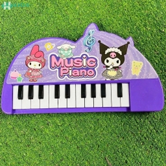 Đàn Piano Điện Tử Kuromi 22 Phím, Đàn Organ Mini Phát Nhạc Cho Bé Từ 3 Tuổi