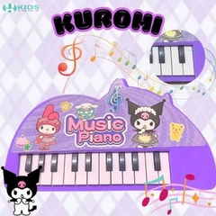 Đàn Piano Điện Tử Kuromi 22 Phím, Đàn Organ Mini Phát Nhạc Cho Bé Từ 3 Tuổi