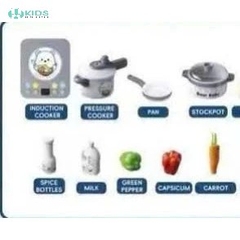 Bộ Đồ Chơi Nấu Ăn Đầu Bếp Gấu 34 Chi Tiết Cho Bé