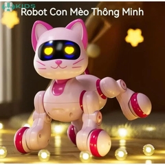 Robot Mèo Máy Điều Khiển Từ Xa Dễ Thương Cho Bé
