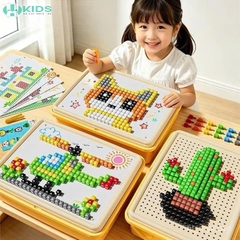 Bộ Xếp Hình Hạt Nấm Sáng Tạo 3D Puzzle 493 Chi Tiết Cho Bé