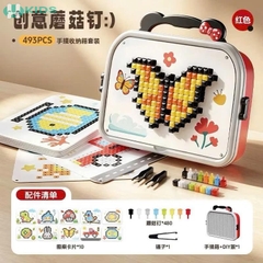 Bộ Xếp Hình Hạt Nấm Sáng Tạo 3D Puzzle 493 Chi Tiết Cho Bé