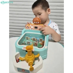 Máy Bắn Bi Pinball Cho Bé Có Màn Hình Tính Điểm, Kèm 20 Bi