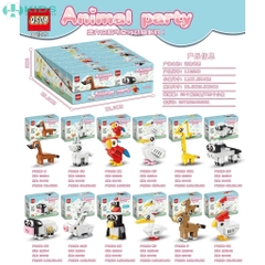 Bộ Xếp Hình Động Vật Mini QS08 Cho Bé