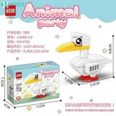 Bộ Xếp Hình Động Vật Mini QS08 Cho Bé