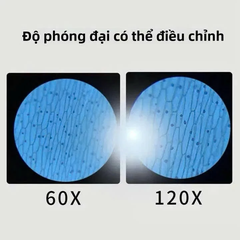 Kính Hiển Vi Cầm Tay 120X Cho Bé Có Đèn LED