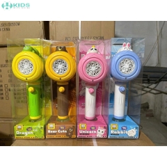 Bộ Bắn Bong Bóng Tự Động Có Đèn LED Hình Thú Cho Bé