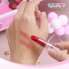 Túi Xách Trang Điểm Cho Bé, Bộ Makeup Có Gương, Phấn Màu, Son Và Phụ Kiện Làm Móng
