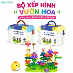 Bộ Lắp Ghép Vườn Hoa 93pcs, Đại Dương 76pcs Cho Bé 3+