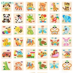 Tranh Ghép Hình 3D Bằng Gỗ Cho Bé