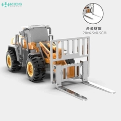 Set 4 Xe Công Trình Hợp Kim Tỷ Lệ 1:55 Cho Bé