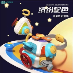 Khối Bận Rộn 10in1 Đa Năng Cho Bé 18M+