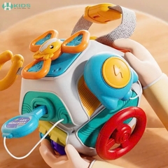 Khối Bận Rộn 10in1 Đa Năng Cho Bé 18M+
