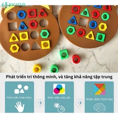 Đồ Chơi Bảng Gấu Lắp Ghép 2 Người Chơi Có Chuông