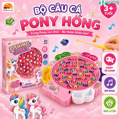 Bộ Câu Cá Pony Hồng 20 Chi Tiết Cho Bé 3+